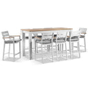 Balmoral 2m Bar Table with 8 Capri Bar stools