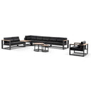 Balmoral package E - Outdoor Modular Aluminium and Teak Lounge Setting