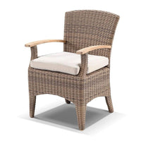 Kai Outdoor dining chair in Half Round Wicker