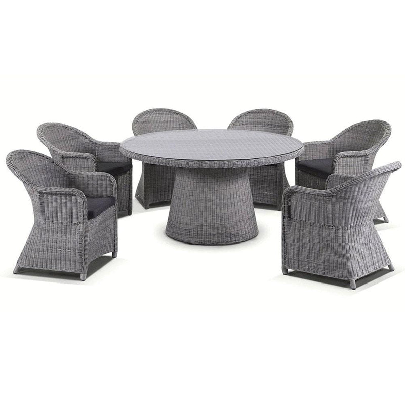 Plantation 6 Seater Dining Outdoor Wicker Setting
