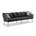 Herman Outdoor 3+1+1 Rope Lounge with Coffee table Set