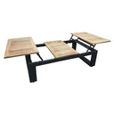 Balmoral Teak Top Aluminium Coffee Table