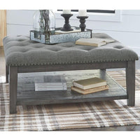 Tenelle Indoor Fabric Ottoman & Coffee Table