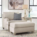 Isabelle Traemore 1 Seater Fabric Sofa with Ottoman