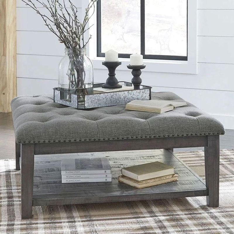 Tenelle Indoor Fabric Ottoman & Coffee Table