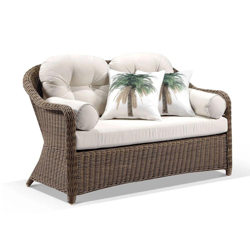 Plantation Outdoor Wicker 2 Seater Lounge