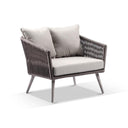 Herman Outdoor 3+1+1 Rope Lounge with Coffee table Set