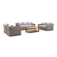 Retreat 3+2+1+1 Seater Lounge Setting with Coffee Table