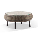 Plantation Outdoor Wicker Lounge Suite with Coffee Table