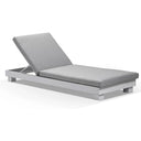 Santorini Aluminium Sun Lounge Set in White