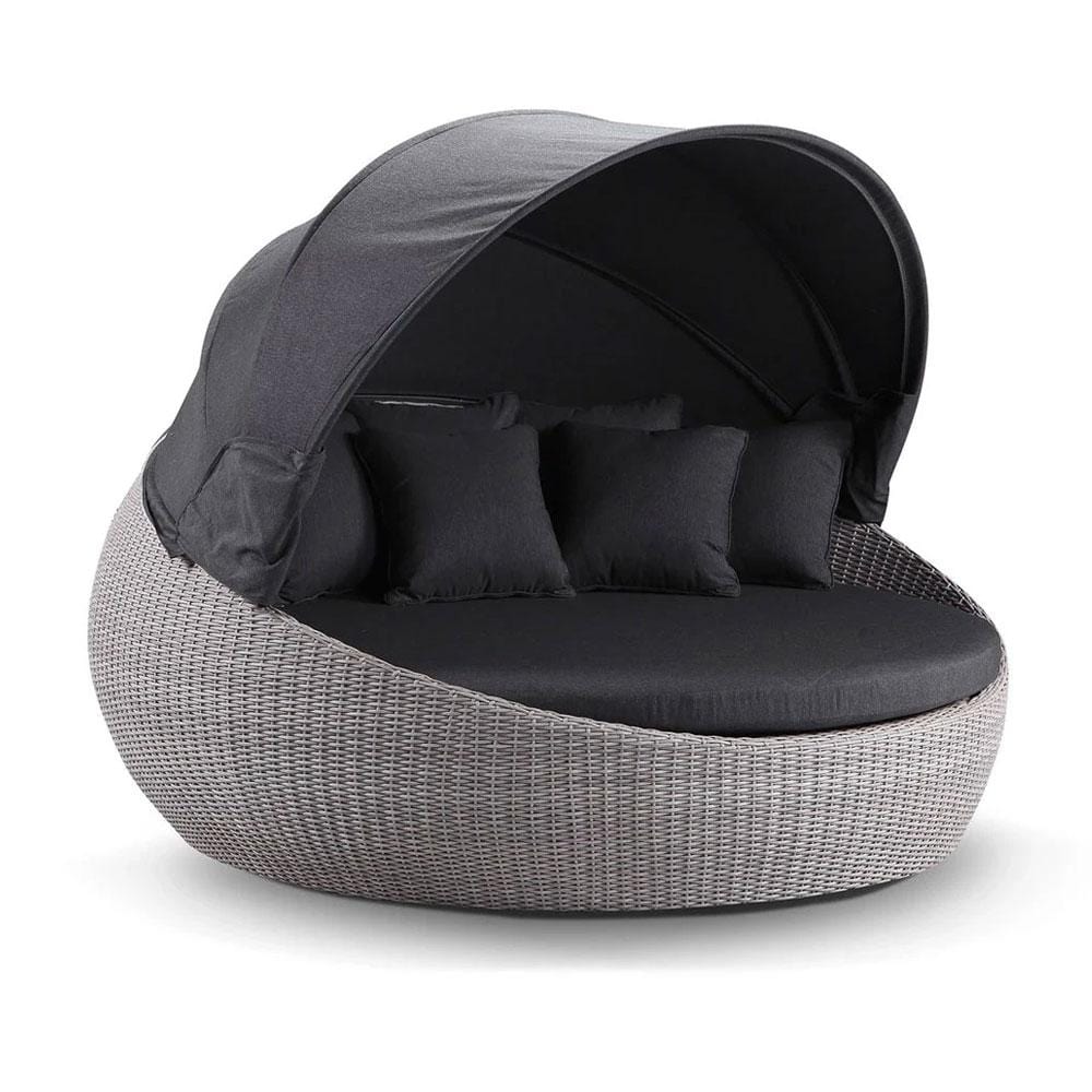 Large Newport - Wicker Outdoor Day Bed with Canopy