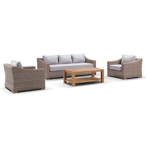 Retreat 3+1+1 Seater Lounge Setting with Coffee Table