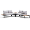 Nova Package B - Outdoor Charcoal Aluminium Modular Corner Lounge