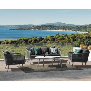 Herman Outdoor 2+1+1 Rope Lounge with Coffee Table Set
