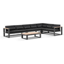 Balmoral package C - Outdoor Aluminium and Teak Lounge Set with Coffee Table
