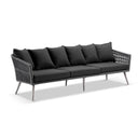 Herman Outdoor 3+1+1 Rope Lounge with Coffee table Set