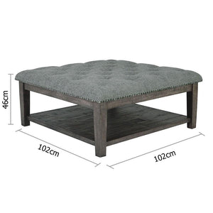Tenelle Indoor Fabric Ottoman & Coffee Table