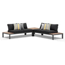 Nova Package B - Outdoor Charcoal Aluminium Modular Corner Lounge
