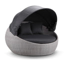 Newport Outdoor Wicker Round Daybed with Canopy