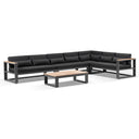 Balmoral package D - Outdoor Aluminium and Teak Lounge with Coffee Table