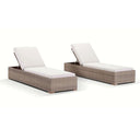 Breeze Sun Lounge Set in Half Round wicker