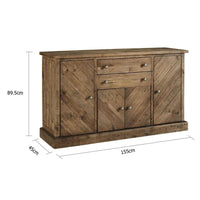 Oliver Indoor Timber Buffet Sideboard Server