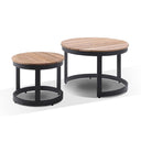 Santorini Package E in Charcoal with Denim Grey cushions