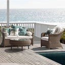 Plantation Outdoor Wicker Lounge Suite with Coffee Table