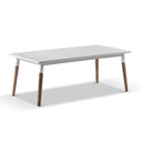 Silas Outdoor Ivory Rope Lounge Setting with Coffee Table