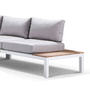 Nova Outdoor White Aluminium Lounge and Dining Setting