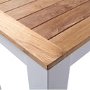 Balmoral 2.5m Teak Top Aluminium Table with 2 Bench Seats and 5 Chairs