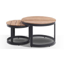 Santorini Package E in Charcoal with Denim Grey cushions