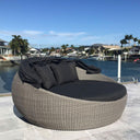 Large Newport - Wicker Outdoor Day Bed with Canopy