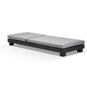 Santorini Aluminium Sun Lounge Set in Charcoal