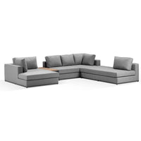 Jasper Outdoor Modular Corner Chaise Setting in Sunbrella®