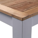 Balmoral 2.5m Teak Top Aluminium Table with 2 Bench Seats and 5 Chairs