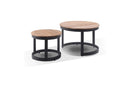 Santorini Package E in Charcoal with Denim Grey cushions