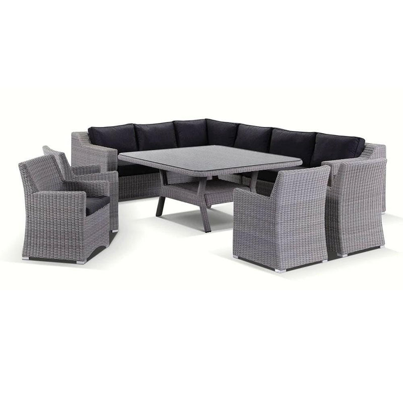 Milano 9 piece Lounge and Dining Setting - Package F