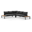 Nova Outdoor Charcoal Aluminium Lounge and Dining Setting