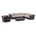 Coco Corner - With Arm Chair- Modular Outdoor Sofa  in Rattan Wicker