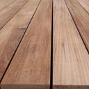 Low Dining 1.5m Square Teak Top Table