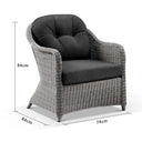 Plantation Outdoor Wicker  Lounge Arm Chair
