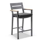 Balmoral 2m Bar Table with 6 Capri Bar stools