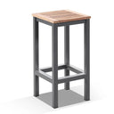 Balmoral 4 Seater Teak Top Aluminium Bar Setting