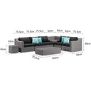 Milano Outdoor Lounge with built in Corner Table - Package J