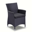 Sahara 6 Seater Outdoor Teak and Wicker Dining Setting