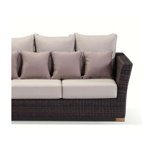 Coco 2+1+1 - 2 Seater Day Bed With 2 Arm Chairs And Coffee Table in Outdoor Rattan Wicker