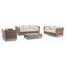 Carolina 3+2+1 with coffee table - Outdoor Rattan Wicker Sofa Set
