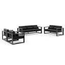 Santorini 3+2+1+1 Outdoor Aluminium Lounge Set with Coffee Table