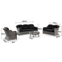 Plantation Outdoor Wicker 3+2+1+1 Seater Lounge Set with Coffee Table
